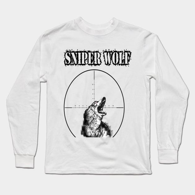 Sniper Wolf Long Sleeve T-Shirt by Egy Zero